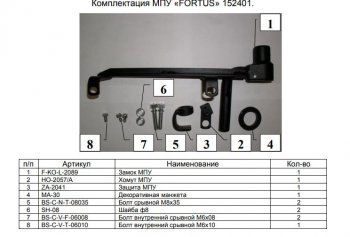 12 349 р. Замок КПП FORTUS (AT), (AT+)  KIA Rio  3 QB (2011-2017) дорестайлинг седан, дорестайлингхэтчбек5дв., рестайлинг седан, рестайлингхэтчбек5дв.  с доставкой в г. Краснодар. Увеличить фотографию 2