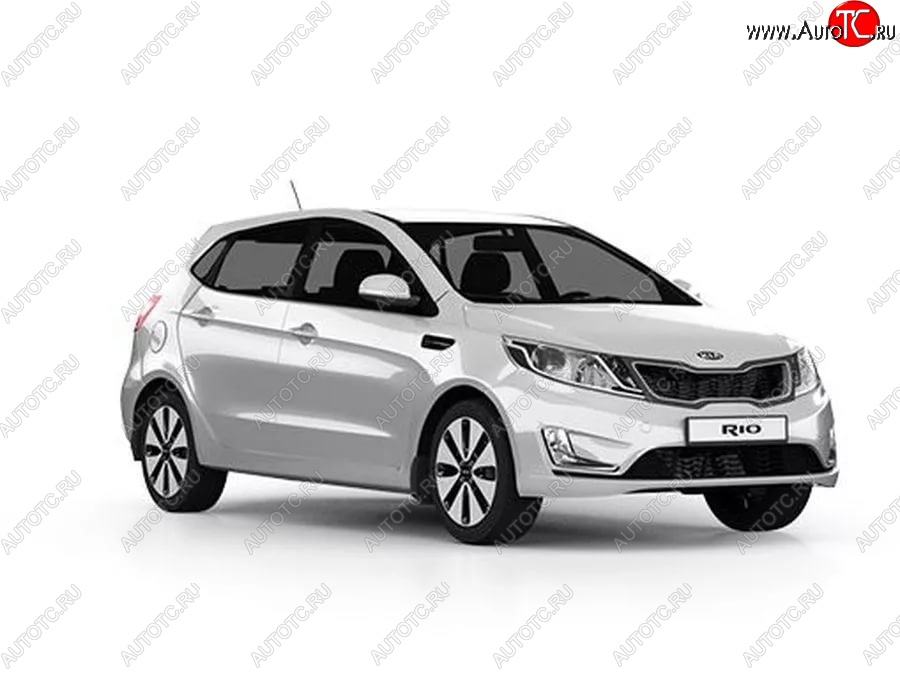 3 659 р. Стандартный передний бампер KIA Rio 3 QB дорестайлингхэтчбек5дв. (2011-2015) (Окрашенный)  с доставкой в г. Краснодар