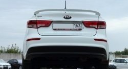 5 799 р. Спойлер BS KIA Rio 3 QB рестайлинг седан (2015-2017) (Неокрашенный)  с доставкой в г. Краснодар. Увеличить фотографию 4