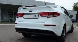 5 799 р. Спойлер BS KIA Rio 3 QB рестайлинг седан (2015-2017) (Неокрашенный)  с доставкой в г. Краснодар. Увеличить фотографию 5