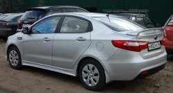 2 549 р. Спойлер LitCompany KIA Rio 3 QB рестайлинг седан (2015-2017) (Неокрашенный)  с доставкой в г. Краснодар. Увеличить фотографию 4