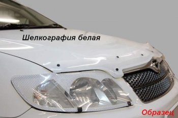 1 999 р. Дефлектор капота CA-Plastic KIA Rio X-line (2017-2021) (Classic черный, Без надписи)  с доставкой в г. Краснодар. Увеличить фотографию 6