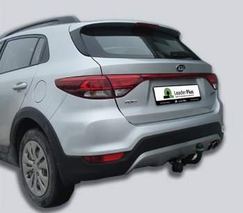 6 649 р. Фаркоп Лидер Плюс KIA Rio X-line (2017-2021) (Без электропакета)  с доставкой в г. Краснодар. Увеличить фотографию 2