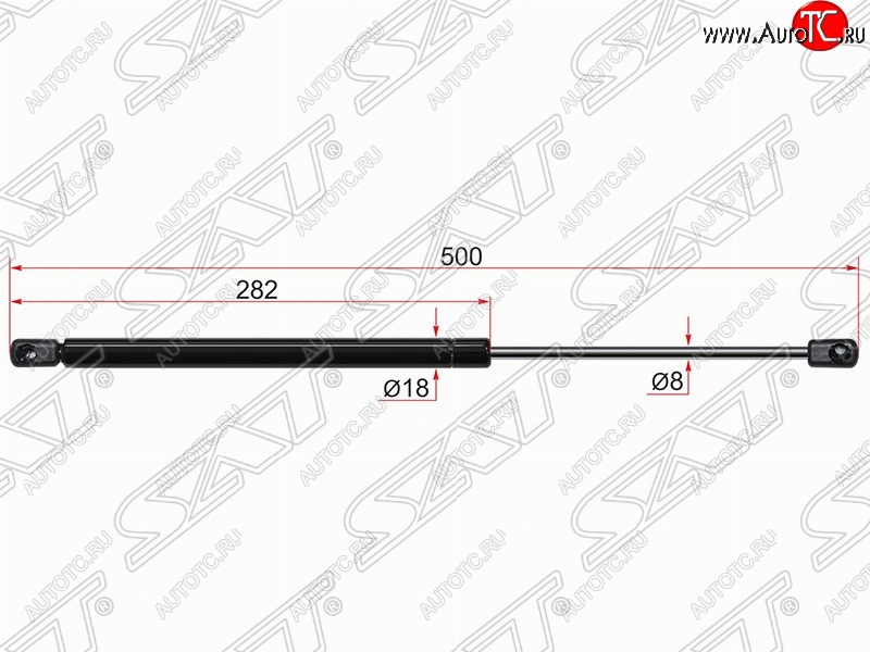 599 р. Упор крышки багажника SAT (газовый)  KIA Sorento  XM (2012-2015) рестайлинг  с доставкой в г. Краснодар