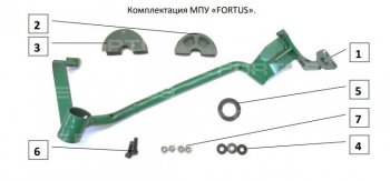 34 999 р. Замок рулевого вала FORTUS (бесштыревой)  KIA Sorento  MQ4 (2020-2022) (Вал d 17)  с доставкой в г. Краснодар. Увеличить фотографию 2