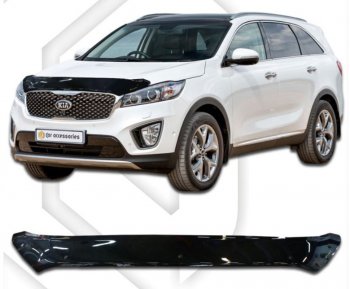 Дефлектор капота CA-Plastiс KIA Sorento UM/Prime дорестайлинг (2014-2018)