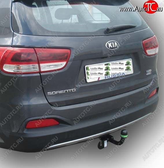 7 799 р. Фаркоп (дизель) Лидер Плюс.  KIA Sorento  UM/Prime (2014-2020) дорестайлинг, рестайлинг (Без электропакета)  с доставкой в г. Краснодар