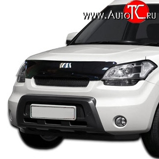 569 р. Дефлектор капота NovLine KIA Soul AM дорестайлинг (2008-2011)  с доставкой в г. Краснодар