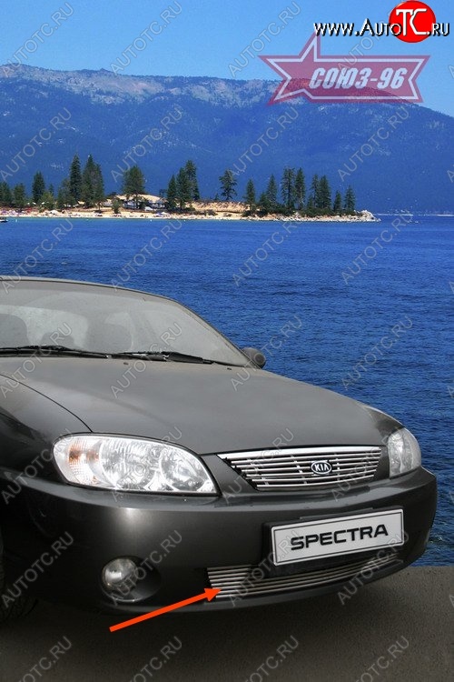 4 049 р. Декоративный элемент воздухозаборника Souz-96 (d10) KIA Spectra (2000-2009)  с доставкой в г. Краснодар