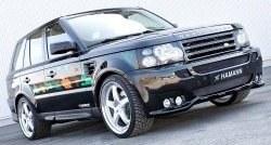 5 199 р. Пороги накладки HAMANN CONQUEROR I Land Rover Range Rover Sport 1 L320 дорестайлинг (2005-2009) (Неокрашенные)  с доставкой в г. Краснодар. Увеличить фотографию 2