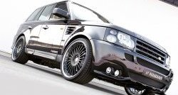 5 199 р. Пороги накладки HAMANN CONQUEROR I Land Rover Range Rover Sport 1 L320 дорестайлинг (2005-2009) (Неокрашенные)  с доставкой в г. Краснодар. Увеличить фотографию 8