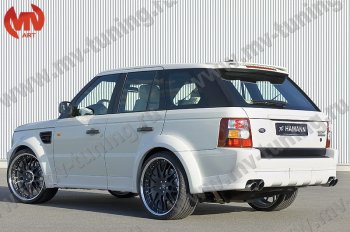 23 899 р. Пороги накладки HAMMAN  Land Rover Range Rover Sport  1 L320 (2005-2009) дорестайлинг (Неокрашенные)  с доставкой в г. Краснодар. Увеличить фотографию 2