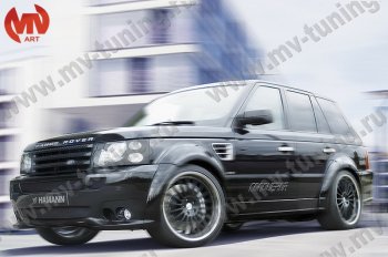 23 899 р. Пороги накладки HAMMAN  Land Rover Range Rover Sport  1 L320 (2005-2009) дорестайлинг (Неокрашенные)  с доставкой в г. Краснодар. Увеличить фотографию 3