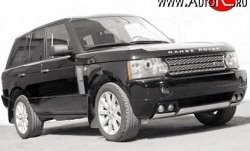 23 049 р. Накладка Verge на передний бампер Land Rover Range Rover 3 L322 дорестайлинг (2002-2006) (Неокрашенная)  с доставкой в г. Краснодар. Увеличить фотографию 2