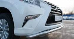 17 999 р. Защита переднего бампера (Ø63 мм волна, нержавейка) SLITKOFF  Lexus GX460  J150 (2013-2022) 1-ый рестайлинг, 2-ой рестайлинг  с доставкой в г. Краснодар. Увеличить фотографию 4