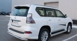 23 999 р. Защита заднего бампера (Ø63 и 42 мм, с углами, нержавейка) SLITKOFF Lexus GX460 J150 1-ый рестайлинг (2013-2019)  с доставкой в г. Краснодар. Увеличить фотографию 2