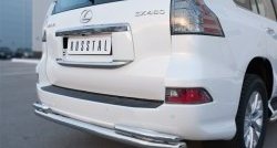 23 999 р. Защита заднего бампера (Ø63 и 42 мм, с углами, нержавейка) SLITKOFF Lexus GX460 J150 1-ый рестайлинг (2013-2019)  с доставкой в г. Краснодар. Увеличить фотографию 3