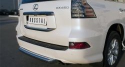 17 999 р. Защита заднего бампера (Ø76 мм, нержавейка) SLITKOFF  Lexus GX460  J150 (2013-2022) 1-ый рестайлинг, 2-ой рестайлинг  с доставкой в г. Краснодар. Увеличить фотографию 2