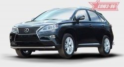 1 052 р. Защита переднего бампера одинарная Souz-96 (d60).  Lexus RX  270 - RX450H  AL10  с доставкой в г. Краснодар. Увеличить фотографию 1