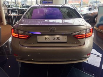 2 049 р. Лип спойлер АВТОКРАТ Lexus ES300h XV60 дорестайлинг (2012-2015) (Неокрашенный)  с доставкой в г. Краснодар. Увеличить фотографию 3