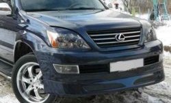 1 499 р. Реснички на фары CT Lexus GX460 J150 дорестайлинг (2009-2013) (Неокрашенные)  с доставкой в г. Краснодар. Увеличить фотографию 2