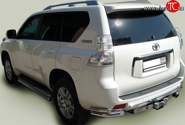 9 549 р. Фаркоп Лидер Плюс (до 2000 кг)  Lexus GX460  J150 (2009-2013), Lexus GX470  J120 (2002-2007), Toyota Land Cruiser Prado  J120 (2002-2009) (Без электропакета)  с доставкой в г. Краснодар