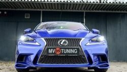 7 799 р. Клыки на передний бампер Tuning-Sport  Lexus IS250  XE30 седан (2013-2016) дорестайлинг (Неокрашенная)  с доставкой в г. Краснодар. Увеличить фотографию 6