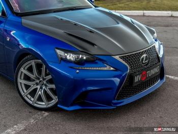 53 999 р. Капот F-SPORT Lexus IS250 XE30 седан дорестайлинг (2013-2016) (Неокрашенный)  с доставкой в г. Краснодар. Увеличить фотографию 1