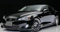 7 999 р. Накладка на передний бампер CT Lexus IS250 XE20 седан дорестайлинг (2005-2013) (Неокрашенная)  с доставкой в г. Краснодар. Увеличить фотографию 3