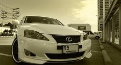 9 299 р. Накладка на передний бампер WALD SPORTS LINE Lexus IS250 XE20 седан дорестайлинг (2005-2013) (Неокрашенная)  с доставкой в г. Краснодар. Увеличить фотографию 2