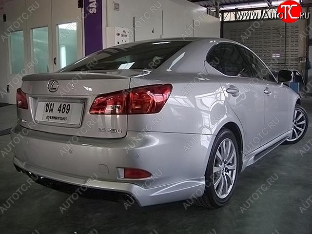 10 599 р. Накладка на задний бампер WALD SPORTS LINE Lexus IS250 XE20 седан дорестайлинг (2005-2013) (Неокрашенная)  с доставкой в г. Краснодар