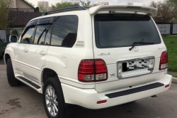 6 649 р. Спойлер со стоп сигналом CUSTOM Lexus LX470 J100 дорестайлинг (1998-2002) (Неокрашенный)  с доставкой в г. Краснодар. Увеличить фотографию 2