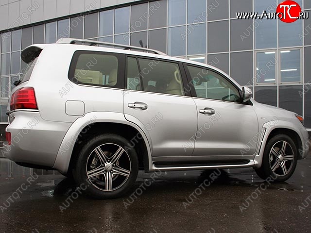 17 499 р. Накладки на колёсные арки GOLDMAN DAMD Lexus LX570 J200 дорестайлинг (2007-2012) (Неокрашенные)  с доставкой в г. Краснодар