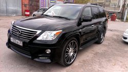 15 349 р. Накладки на колёсные арки JAOS Lexus LX570 J200 дорестайлинг (2007-2012) (Неокрашенные)  с доставкой в г. Краснодар. Увеличить фотографию 4