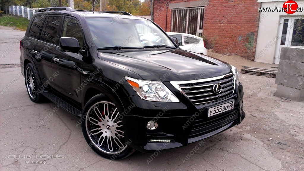 15 349 р. Накладки на колёсные арки JAOS Lexus LX570 J200 дорестайлинг (2007-2012) (Неокрашенные)  с доставкой в г. Краснодар