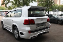 15 349 р. Накладки на колёсные арки WALD BLACK BISON Lexus LX570 J200 дорестайлинг (2007-2012) (Неокрашенные)  с доставкой в г. Краснодар. Увеличить фотографию 4