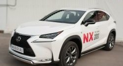 17 299 р. Защита переднего бампера (Ø75х42 мм, нержавейка, F-SPORT) Russtal Lexus NX200T Z10 (2014-2017)  с доставкой в г. Краснодар. Увеличить фотографию 4