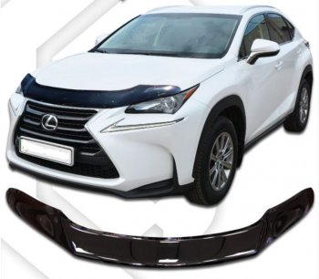 Дефлектор капота CA-Plastic exclusive Lexus (Лексус) NX300h (НХ)  Z10 (2014-2017) Z10 дорестайлинг