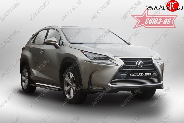 10 499 р. Декоративный элемент воздухозаборника Souz-96 (d10) Lexus NX200T Z10 (2014-2017)  с доставкой в г. Краснодар