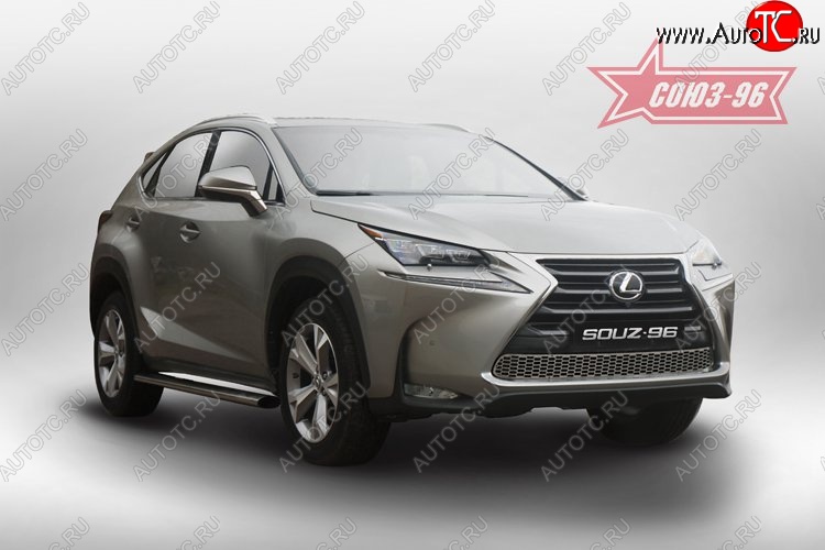 8 249 р. Декоративный элемент воздухозаборника Souz-96 V2 Lexus NX300h Z10 дорестайлинг (2014-2017)  с доставкой в г. Краснодар