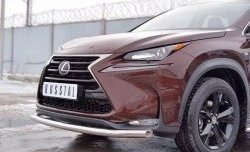 17 999 р. Защита переднего бампера (Ø63 мм, нержавейка) SLITKOFF  Lexus NX200  Z10 (2014-2017) дорестайлинг  с доставкой в г. Краснодар. Увеличить фотографию 4