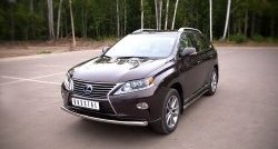 15 749 р. Одинарная защита переднего бампера диаметром 63 мм SLITKOFF Lexus RX350 AL10 дорестайлинг (2008-2012)  с доставкой в г. Краснодар. Увеличить фотографию 4