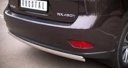 16 849 р. Защита заднего бампера (Ø75x42 мм, нержавейка) Russtal Lexus RX350 AL10 дорестайлинг (2008-2012)  с доставкой в г. Краснодар. Увеличить фотографию 3