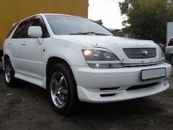 7 299 р. Накладка на передний бампер HARRIER RX Lexus RX300 XU10 дорестайлинг (1995-2001) (Неокрашенная)  с доставкой в г. Краснодар. Увеличить фотографию 2