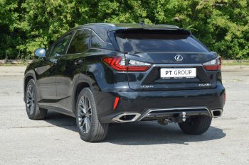 16 599 р. Фаркоп Petroil Tuning (съемный квадрат, кроме версии Long) Lexus RX350 AL20 дорестайлинг (2015-2019)  с доставкой в г. Краснодар. Увеличить фотографию 3