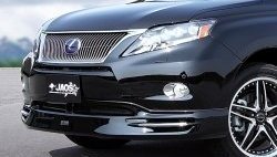 Накладка JAOS на передний бампер Lexus RX450H AL10 дорестайлинг (2009-2012)