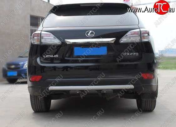 21 599 р. Накладка на задний бампер CT v3 Lexus RX350 AL10 дорестайлинг (2008-2012) (Неокрашенная)  с доставкой в г. Краснодар