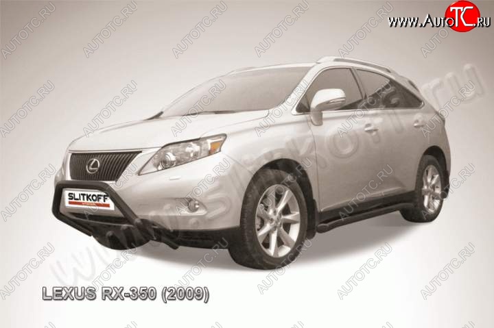 23 799 р. Кенгурятник d57 низкий мини  Lexus RX350  AL10 (2008-2012) дорестайлинг (Цвет: серебристый)  с доставкой в г. Краснодар