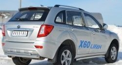 13 849 р. Защита порогов из круглой трубы диаметром 63 мм Russtal Lifan X60 дорестайлинг (2011-2015) (Защита порогов с со скосами на торцах (вариант 1))  с доставкой в г. Краснодар. Увеличить фотографию 5