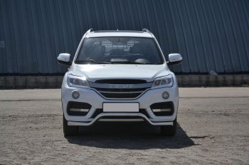 15 599 р. Защита переднего бампера Petroil Tuning (d63, волна) Lifan X60 2-ой рестайлинг (2016-2024) (Нержавеющая полированная сталь)  с доставкой в г. Краснодар. Увеличить фотографию 3